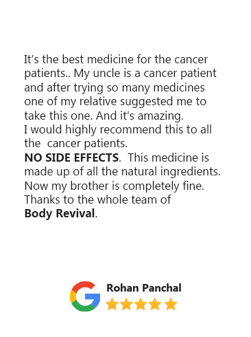 Body Revival review for cancer from Rohan