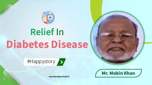 Patient recovered from diabetes disease BodyRevival