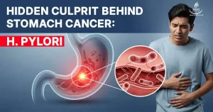 H pylori and how it is the hidden reason behind stomach cancer.