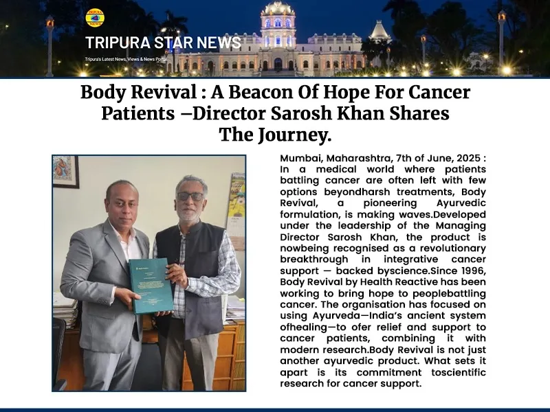 Body Revival A Beacon Of Hope For Cancer Patients –Director Sarosh Khan Shares The Journey.