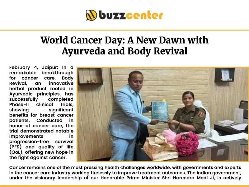 World Cancer Day A New Dawn with Ayurveda and Body Revival